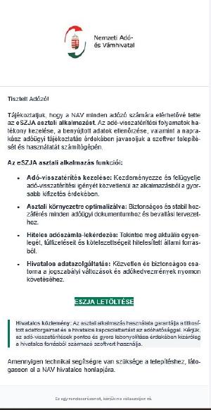 Csaló eSZJA
